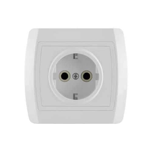 Utičnica dvopolna porculan Status