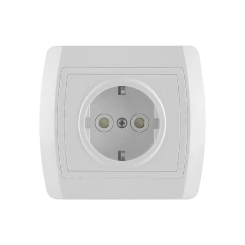 Utičnica dvopolna sa zaštitom Status