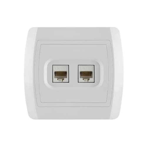 Utičnica komunikacijska 2xCat 5e Status