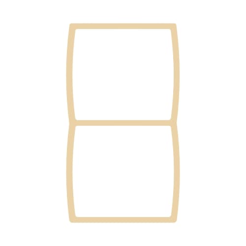 Uklopni okvir okomitog indikatora krem Status