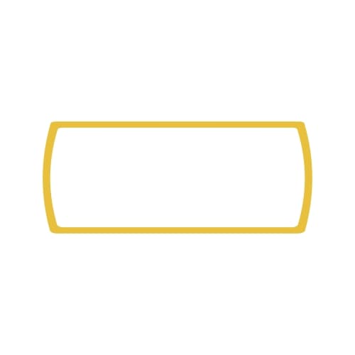 Uklopni okvir vodoravnog indikatora žuti Status