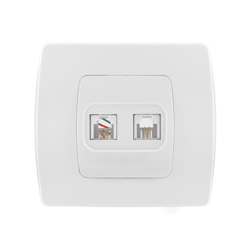 Utičnica telefonska 2 MU 6/4 Emporio