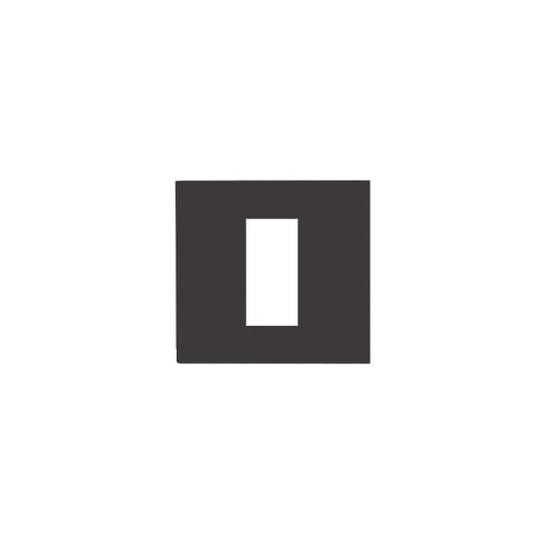 Ukrasni okvir 1M crni Kombo