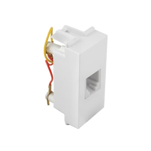 Utičnica telefonska 1M RJ12 6/4 623k bijela Kombo