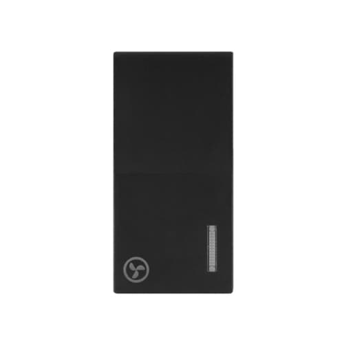 Tipkalo 1M sa indikacijom i oznakom za ventilator crno Kombo