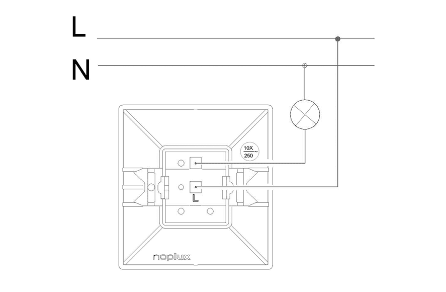 Sklopka jednopolna 3011L Mikro 3