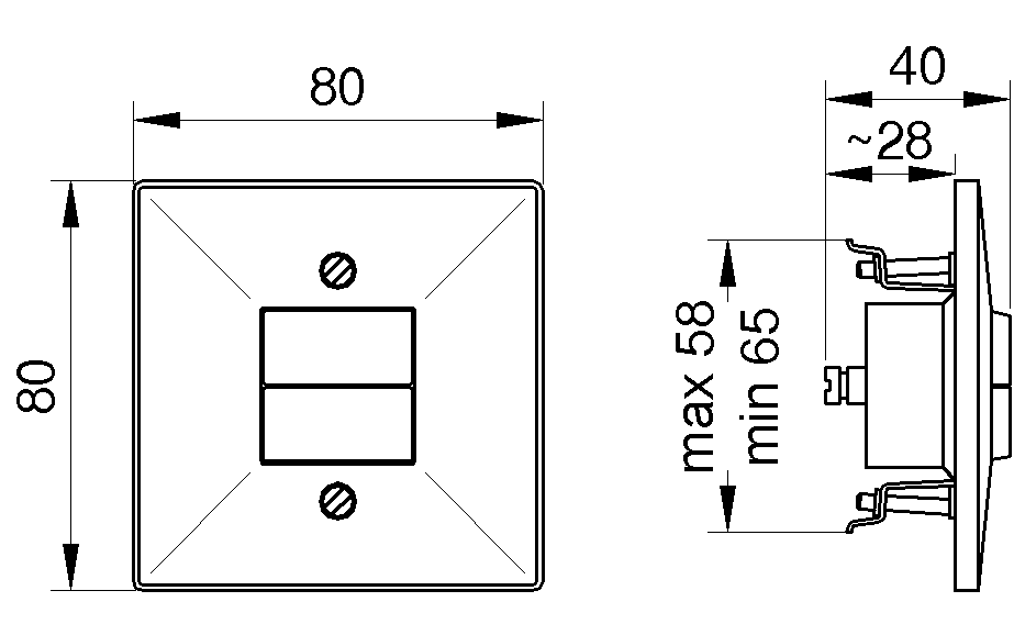 Sklopka serijska 3012L Mikro 2