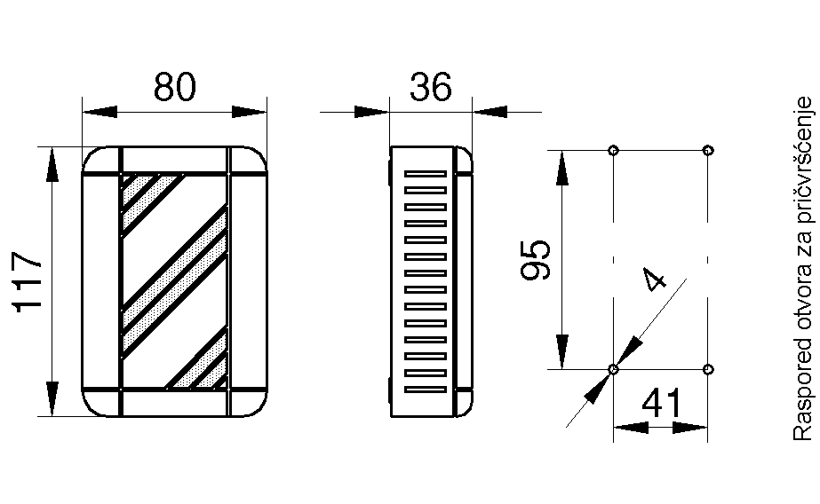 Zvono kućno gong  sa dva tona 2