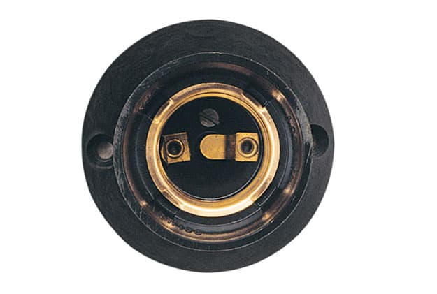 Grlo E27 bakelit zidno ravno 120L