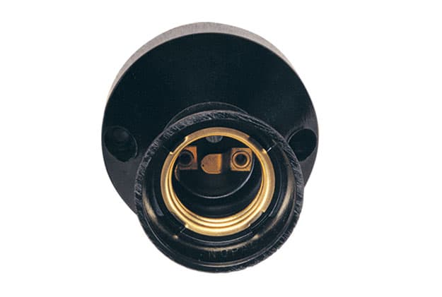 Grlo E27 bakelit zidno koso 122L