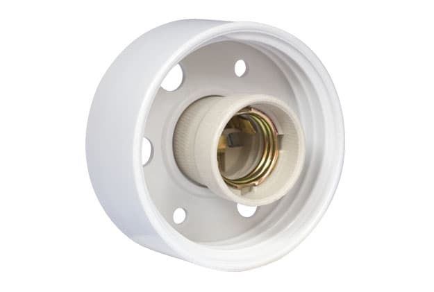 Postolje svjetiljke E27 porculan ravno 126K