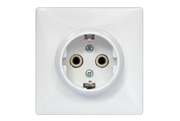 Utičnica dvopolna porculan 402 NL Mikro