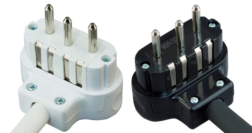 Utikač trofazni uliveni PP/J 5x2,5 3m