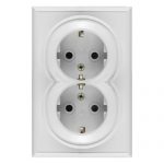 Utičnica dupla porculan Premijer+