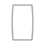 Uklopni okvir duple utičnice sivi Status