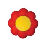 Sklopka serijska cvijet žuto crveni Happy