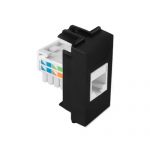 Utičnica komunikacijska 1M RJ45 8/8 Cat6 crna Kombo